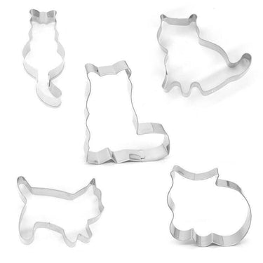 Kitchen Catz 5pcs Cat Cookie Cutters Kitchen Tools & Utensils KittyNook